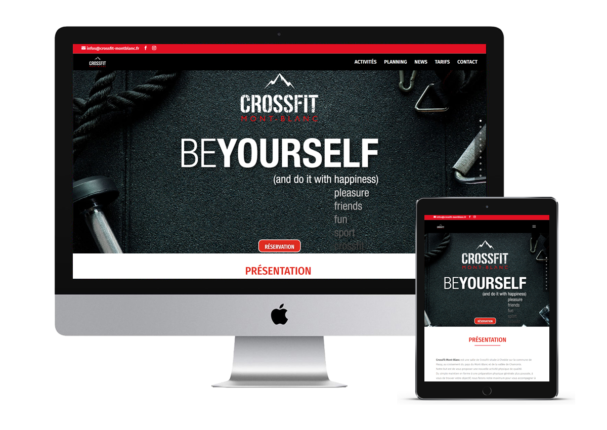 siteweb CrossFit Mt Blanc